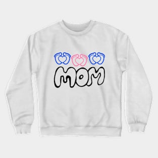 triplets one girl and two boys Crewneck Sweatshirt